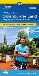 Fahrradkarte Oldenburger Land ADFC Regionalkarte Coverbild 2024
